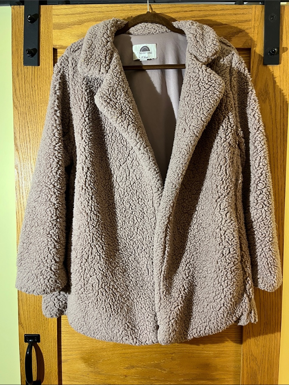 Universal Thread Cozy Taupe Teddy Jacket